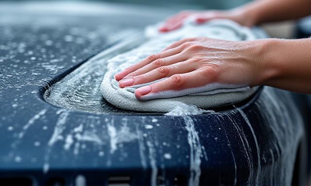 Premium exterior car wash